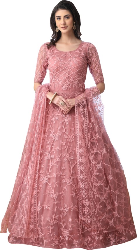 pink gown flipkart