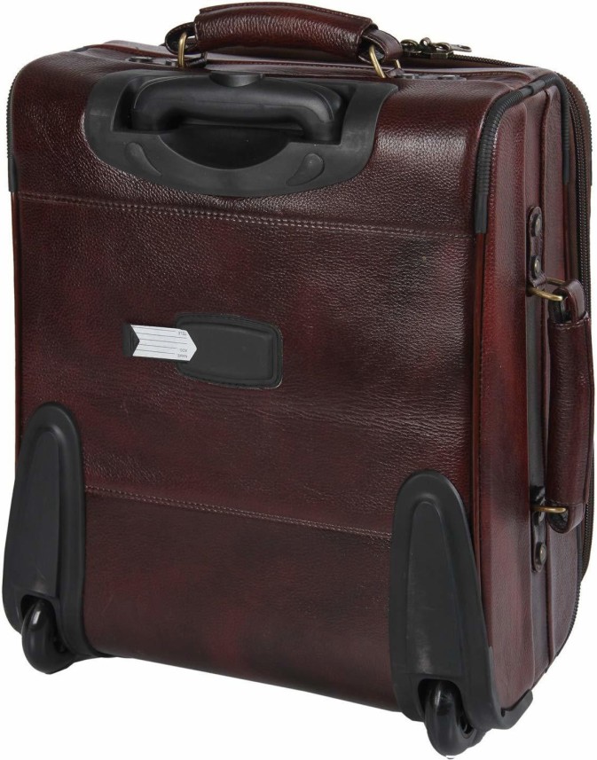 leather cabin bag