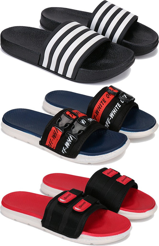 black gold nike slides