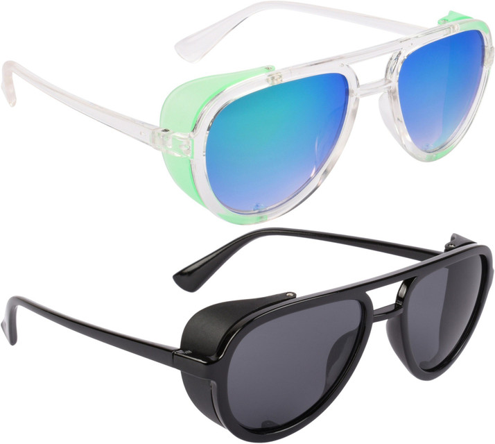 aviator shield sunglasses