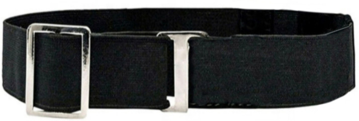 Women Formal, Party Black Nylon Belt 