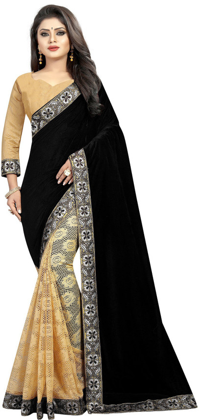 velvet saree flipkart