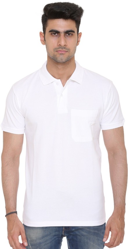 polo t shirt white colour