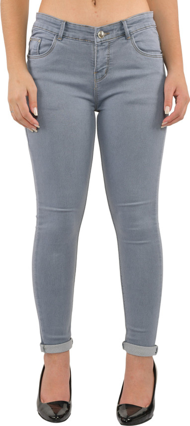 URBAN GIRLS Slim Women Grey Jeans - Buy 