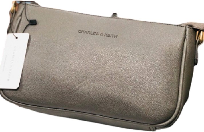 charles and keith grey bag