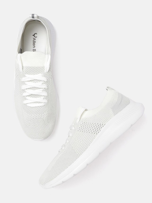 allen solly white sneakers