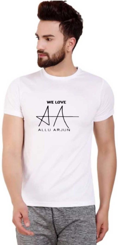 allu arjun logo t shirt