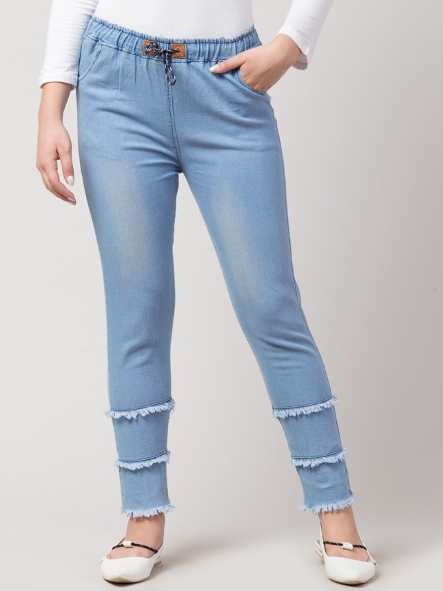 joggers jeans for womens flipkart