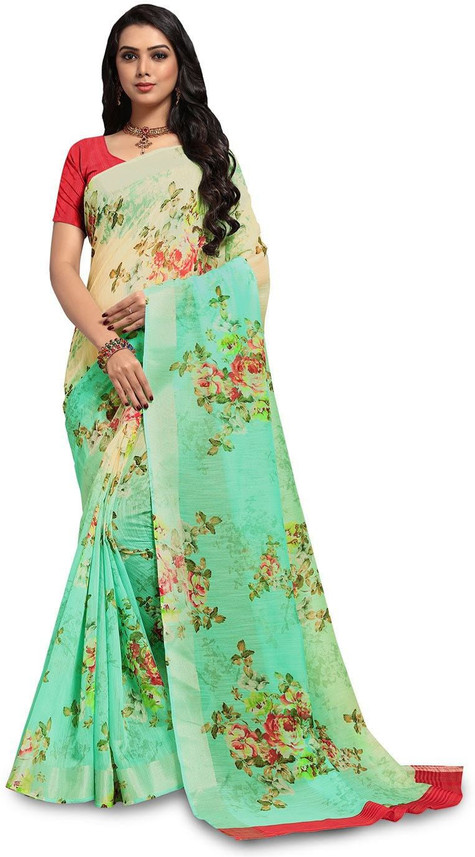 Daily Wear Cotton Silk Green Sarees 