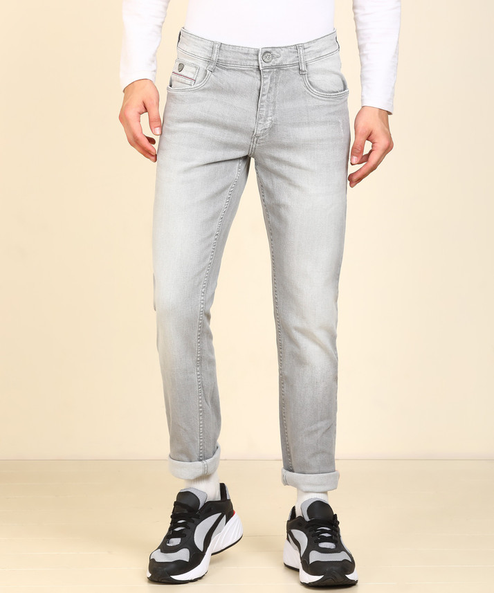 John Players Skinny Men Grey Jeans 