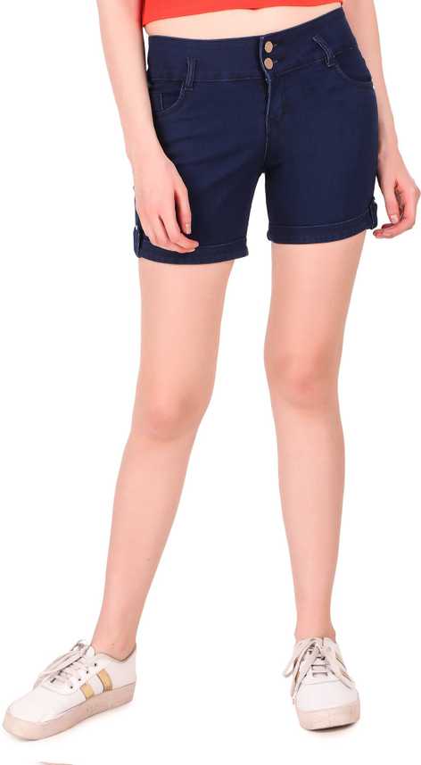 Girls Clubs Solid Women Denim Dark Blue Denim Shorts Buy Girls Clubs Solid Women Denim Dark Blue Denim Shorts Online At Best Prices In India Flipkart Com