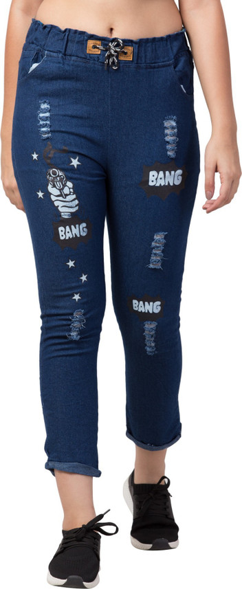 Aashi Garment Jogger Fit Women Blue 