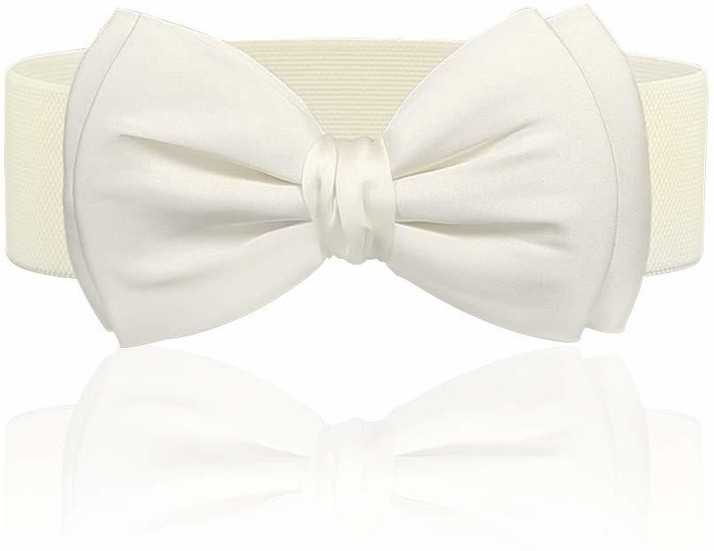 Futurekart Women White Fabric Belt 