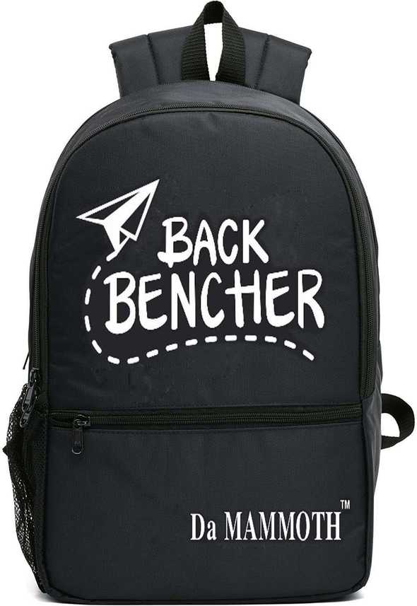 Da Mammoth New Printed Back Bencher Design Bags 28 L Laptop Backpack Blk005 Price In India Flipkart Com