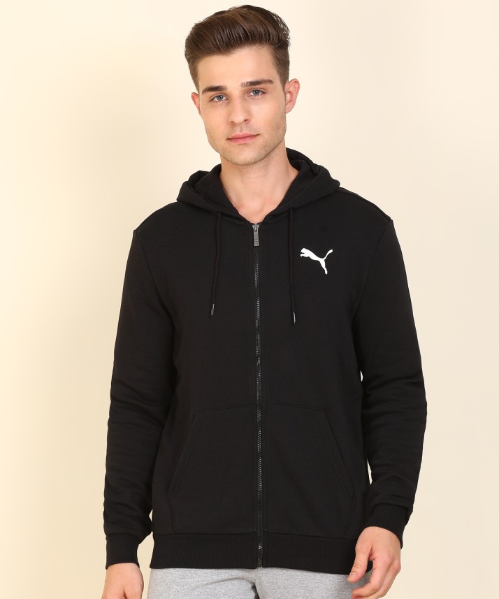 puma full sleeve solid men's jacket flipkart