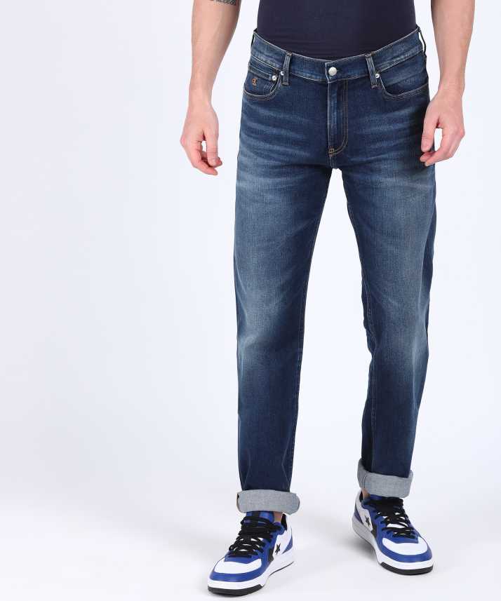 Calvin Klein Jeans Regular Men Blue Jeans Buy Calvin Klein Jeans Regular Blue Jeans Online at Best Prices in India |