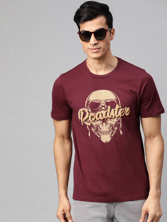 Roadster maroon t shirt Clearance