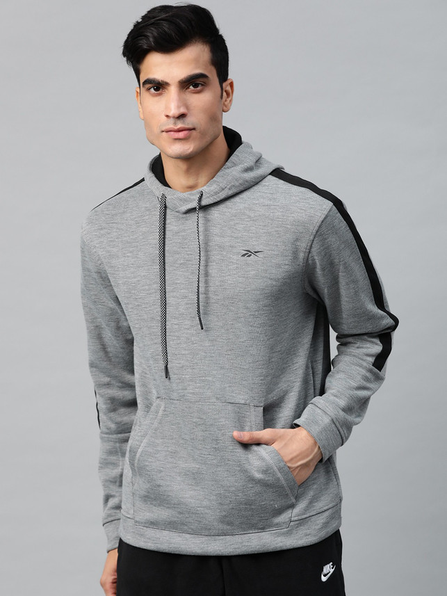 REEBOK Full Sleeve Solid Men Sweatshirt 