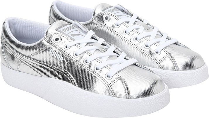 puma sneakers zilver