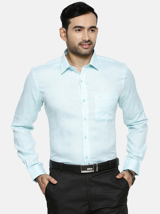 Ramraj Cotton Men Solid Formal Light 