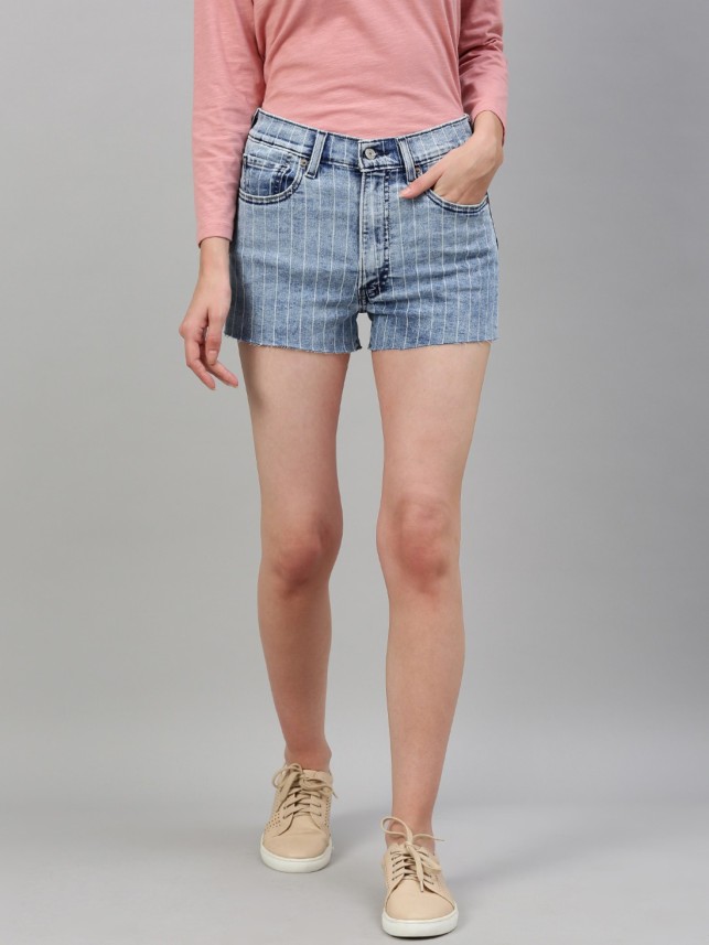 levi's striped shorts