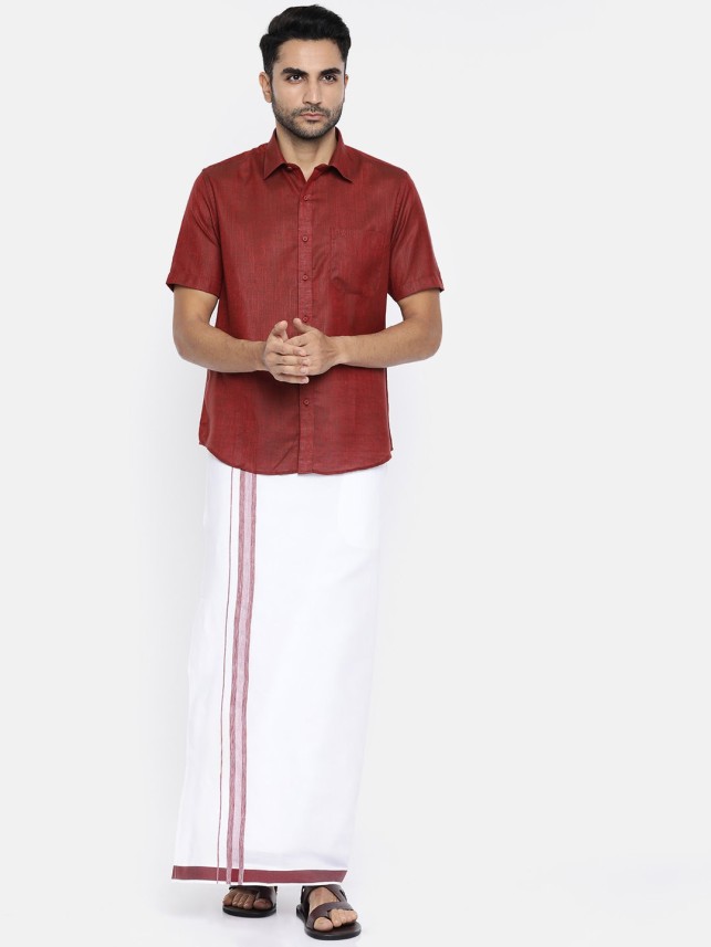 ramraj dhoti and shirt set