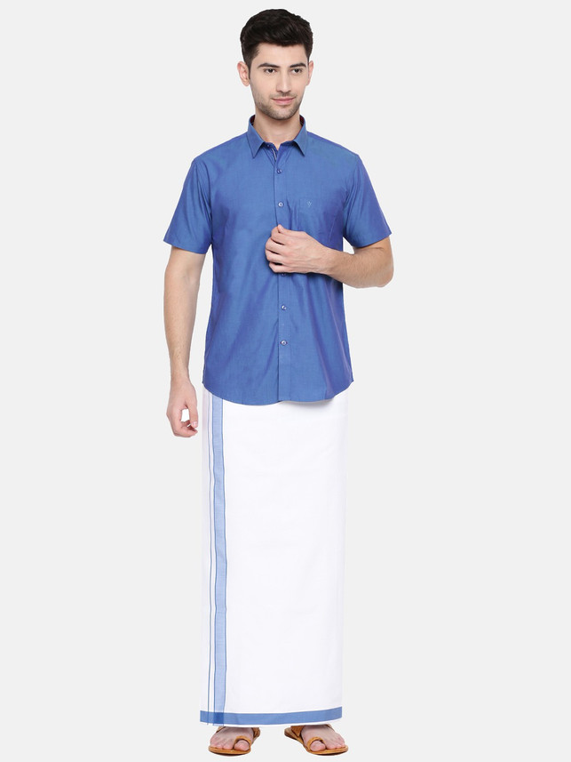 Ramraj Cotton Men Shirt \u0026 Dhoti Set 