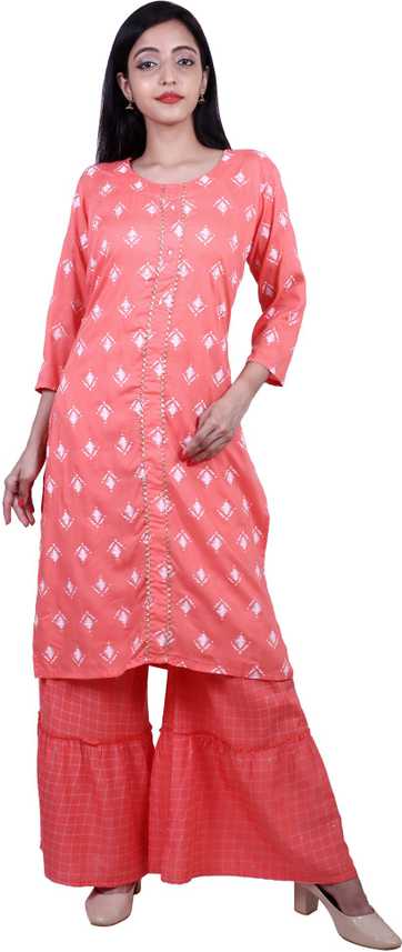 D M Creation Women Kurta And Palazzo Set Buy D M Creation Women Kurta And Palazzo Set Online At Best Prices In India Flipkart Com