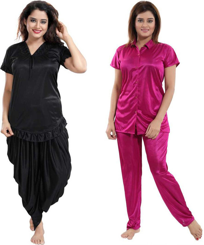Satin night suit flipkart Outlet