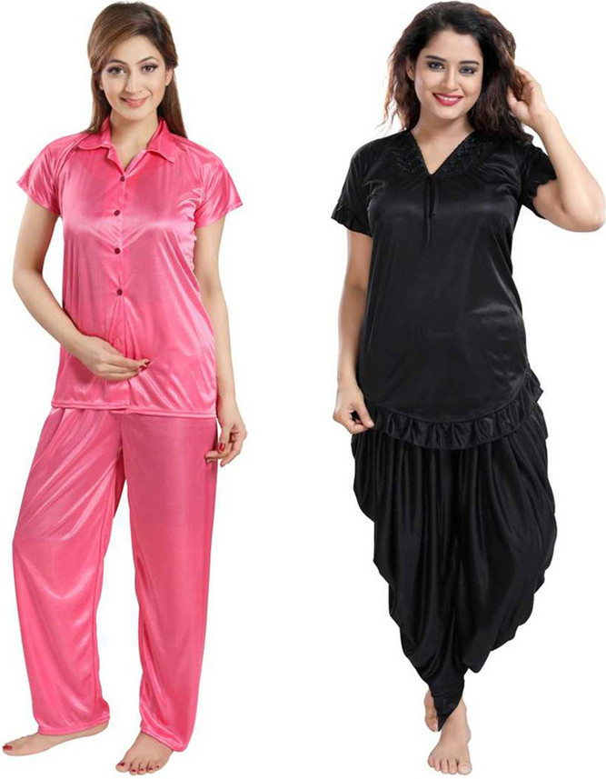 Satin night suit flipkart Outlet