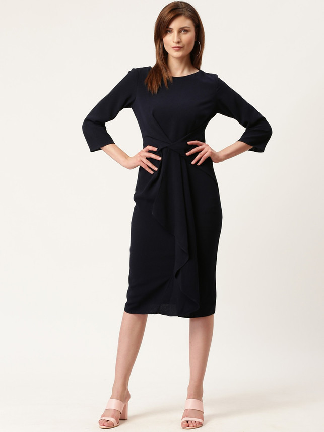 DOROTHY PERKINS Women Wrap Dark Blue 