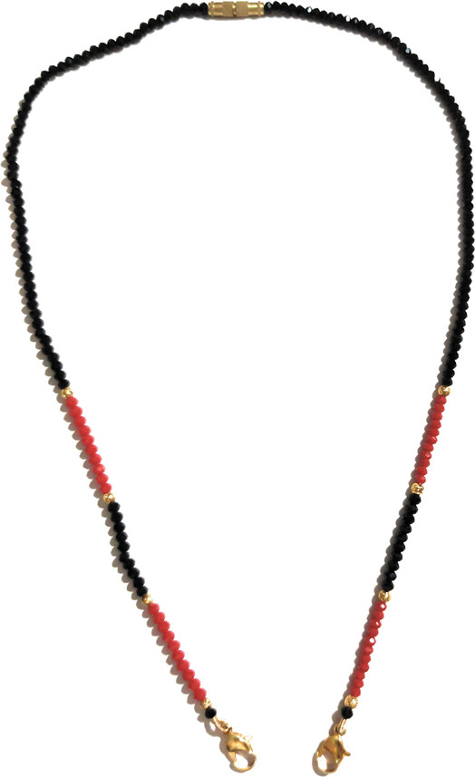 Crystal \u0026 Brass Mangalsutra Chain 