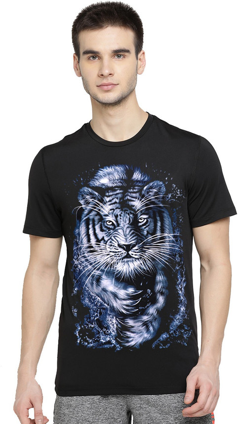 Avenster Sport Animal Print Men Round 