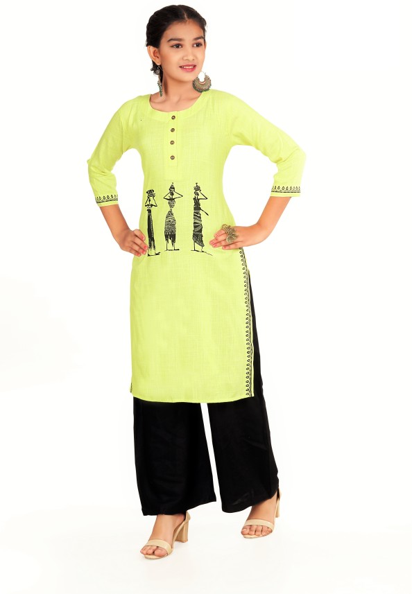 cotton kurtis for 12 years girl