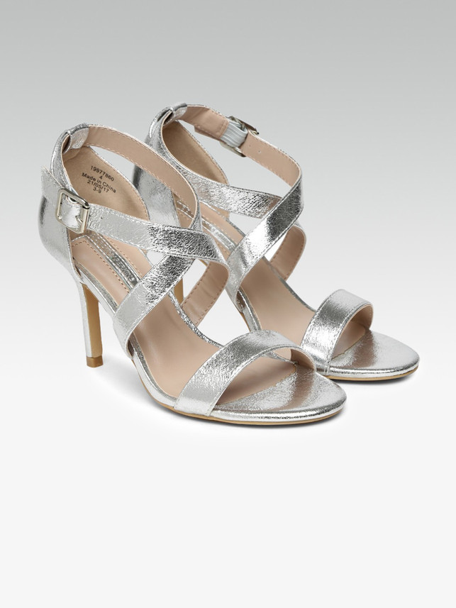 Buy DOROTHY PERKINS Women Silver Heels 