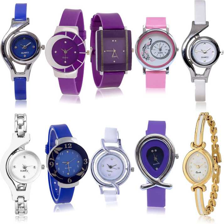 Neutron Best Model 10 Watch Combo For Girls And Women G2 G6 G10 G15 G G25 G50 G54 G70 G123 Combo Watch Analog Watch For Girls Buy Neutron Best Model 10 Watch Combo For Girls And Women