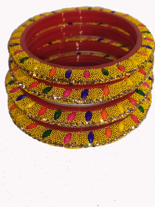 Agarwal kangan store Glass Bangle Set 