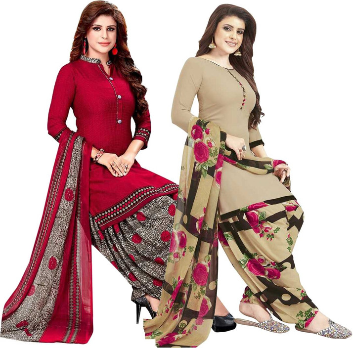synthetic salwar suits online
