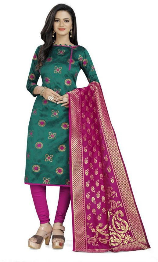 silk churidar designs