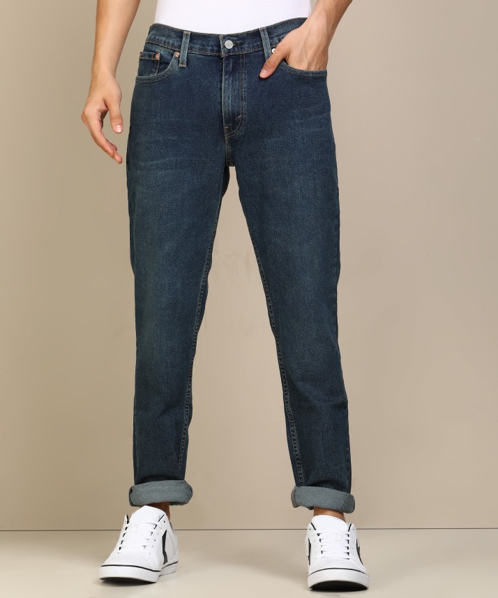 levi's slim men's blue jeans
