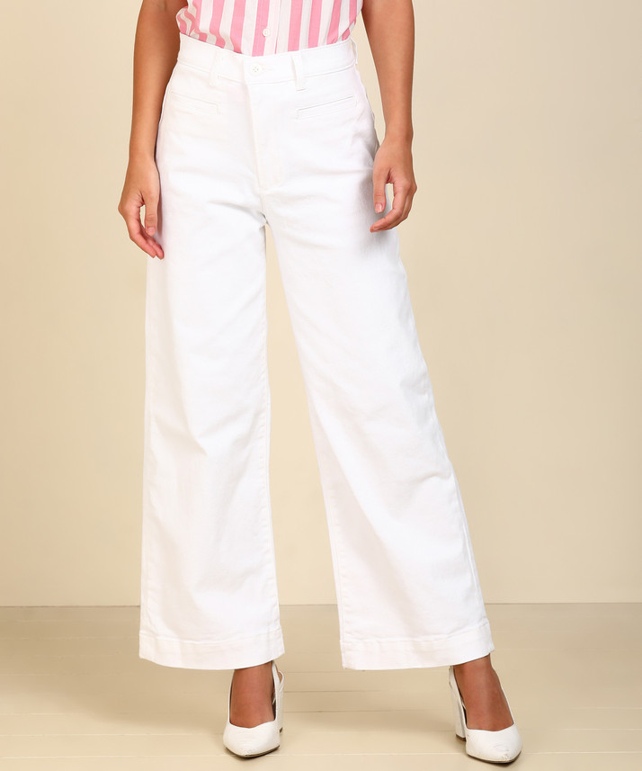 white jeans for ladies flipkart