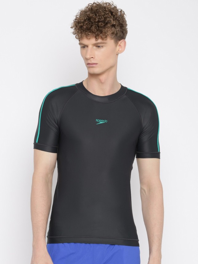 speedo swim shirt mens