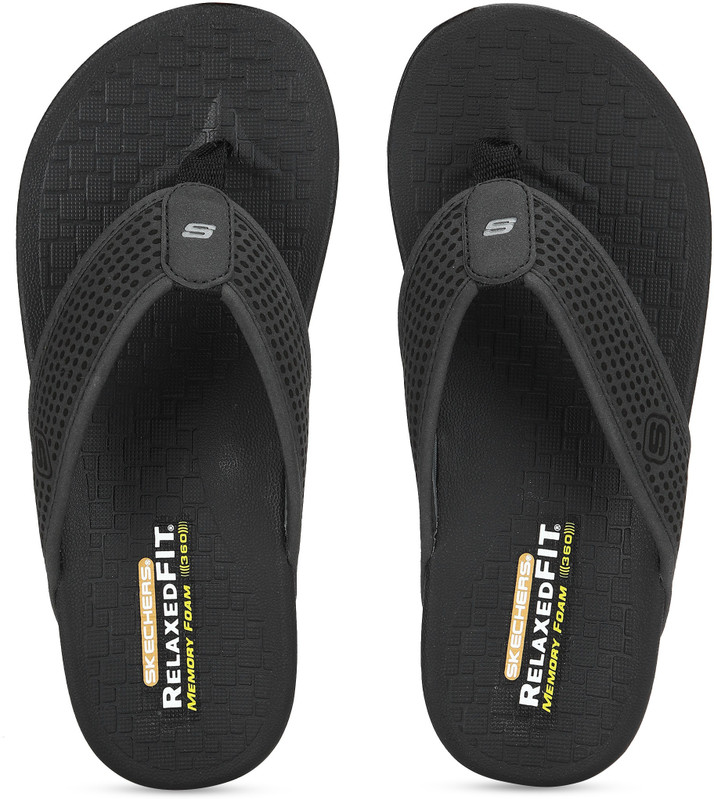 black skechers slippers