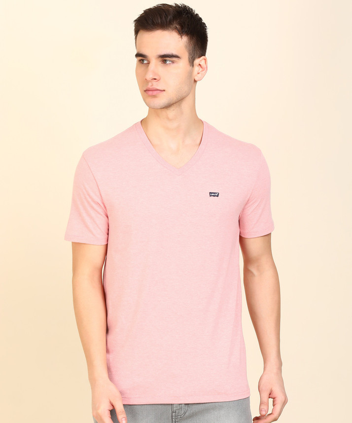 Mens pink levis t shirt clearance