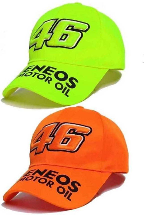 yellow and green cap