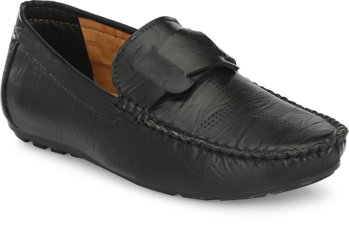 black driving shoes