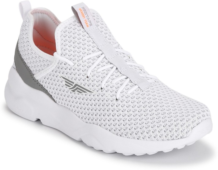 red tape sports shoes white
