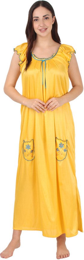 Yellow nighty dress Clearance