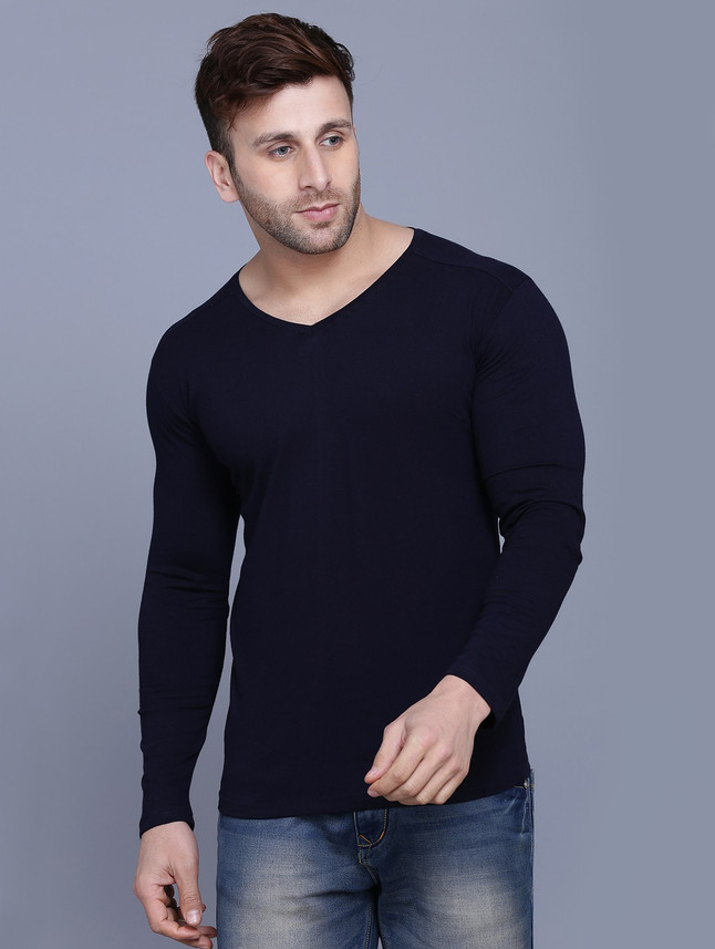 high quality men's v neck t shirts