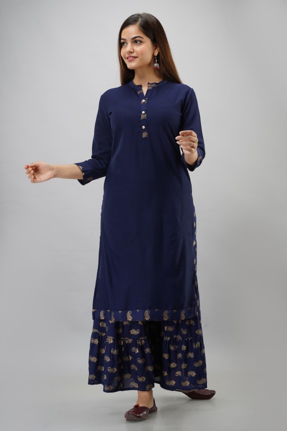 kurti sharara set flipkart